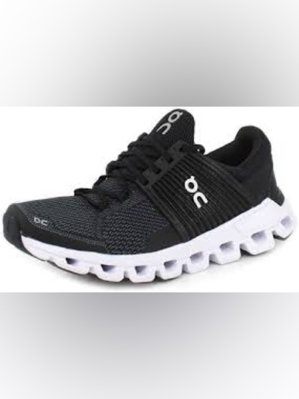On Running Men's Cloudaway Black White Sneakers Slip-On Travel Shoes Size 9